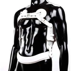 Νάρθηκας κορμού τριών σημείων με δελτοστηθιαία PADS και ρυθμιζόμενη κοιλιακή ταινία ρυθμιζόμενου ύψους